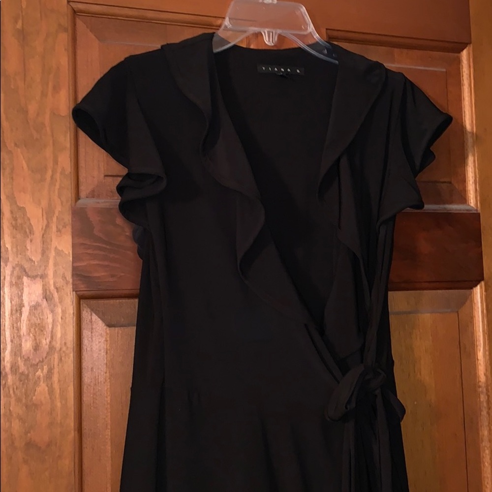 Black wrap dress medium
